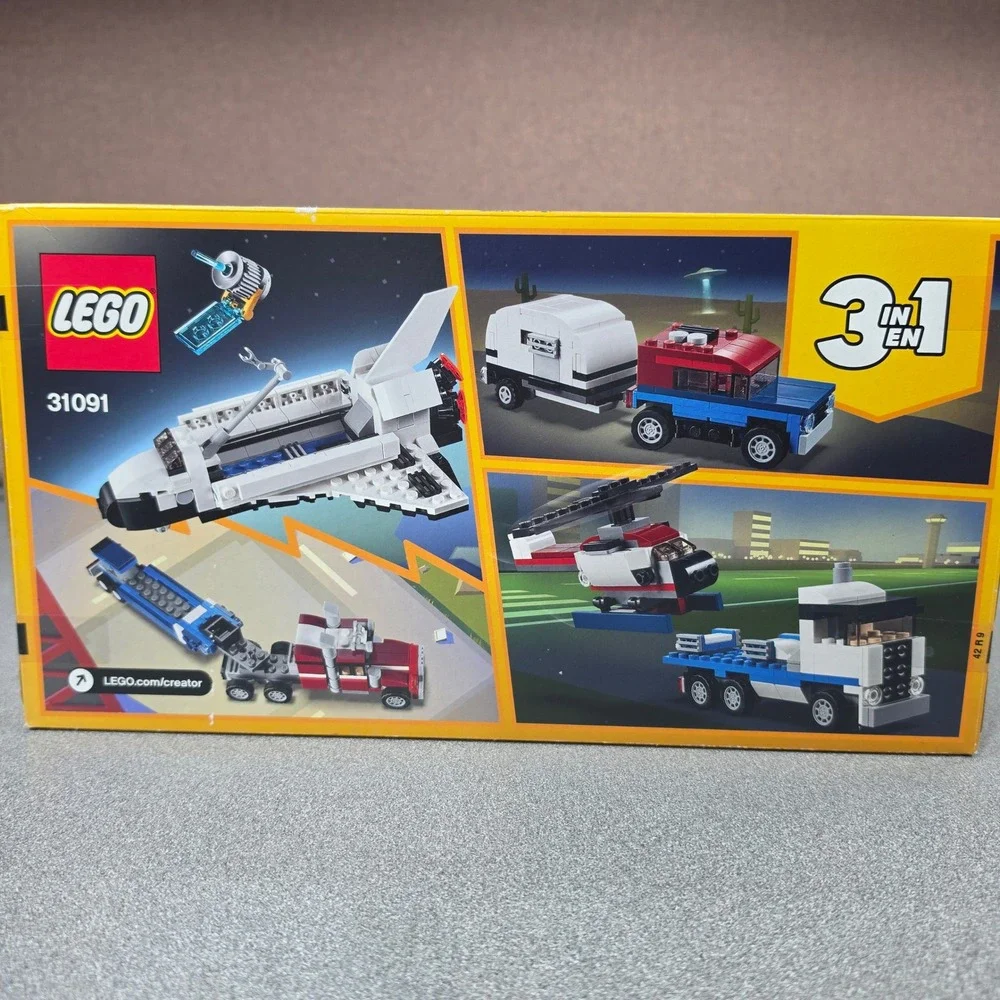 LEGO Creator Shuttle Transporter 31091 3-in-1 Kids Set New Sealed